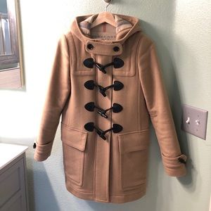 Burberry Brit Finsdale 100% Wool Duffle Coat